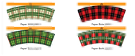Holiday Plaid Soup Bowls