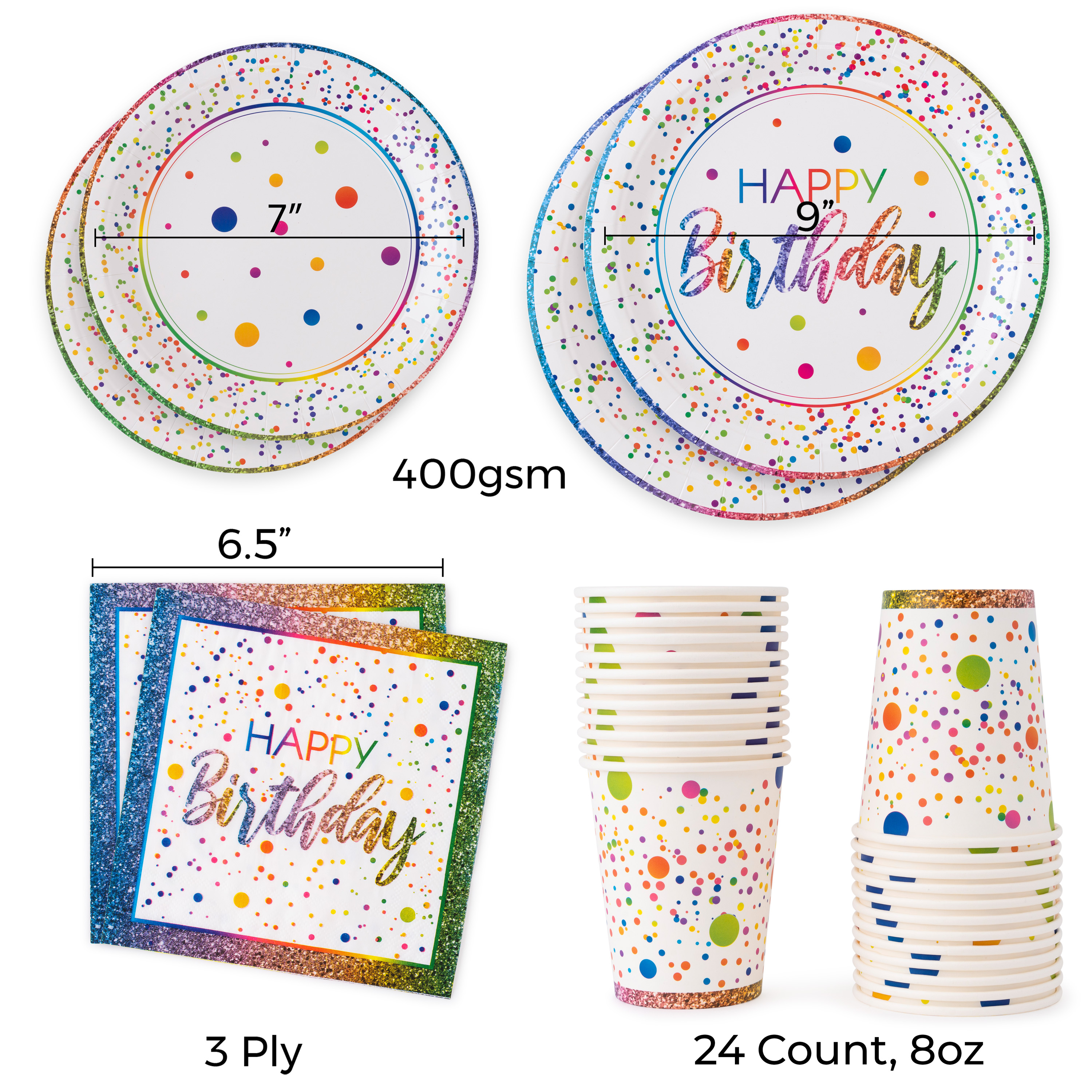 Rainbow Happy Birthday